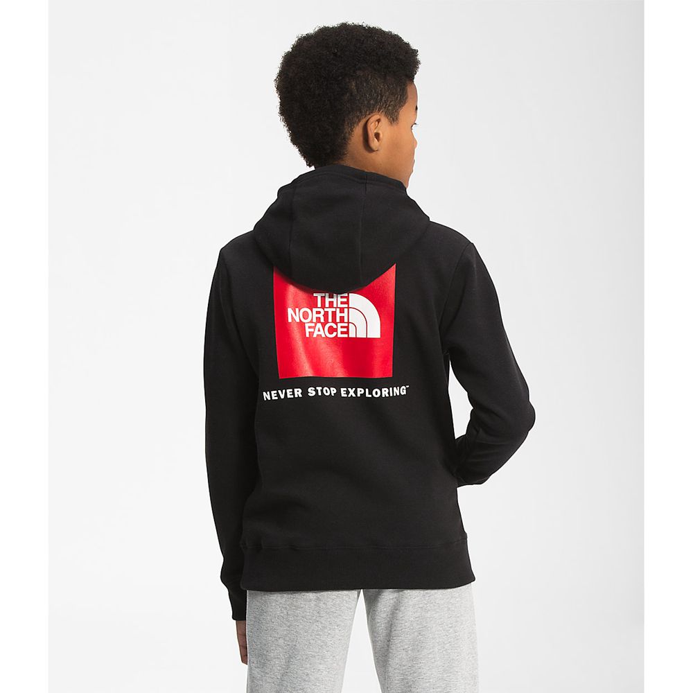 The North Face Hoodie Boys Australia - The North Face Camp Fleece Pullover Black (MXF-871409)